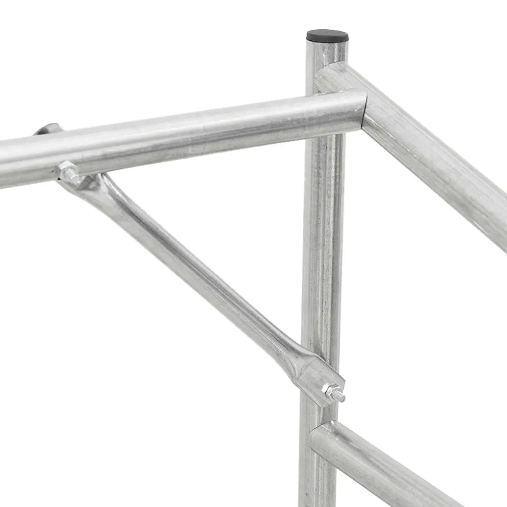 vidaXL Rastrelliera per Legna con Copertura Antipioggia 100x60x200 cm