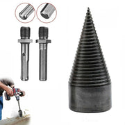 Trade Shop - Vite Conica Spaccalegna 40mm Fresa Legno Punta Per Trapano Con 2 Attacchi -