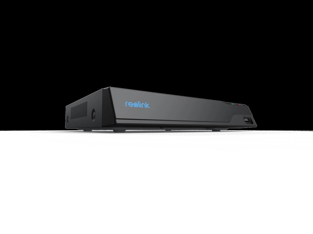 Reolink NVS8 NVR 8 canali PoE 4K 3840x2160 HDD 2TB espandibile 12TB HDMI VGA colore Nero