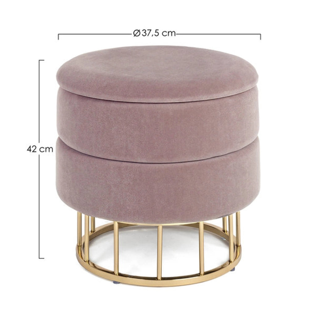 Sgabello cont. pavlina mauve