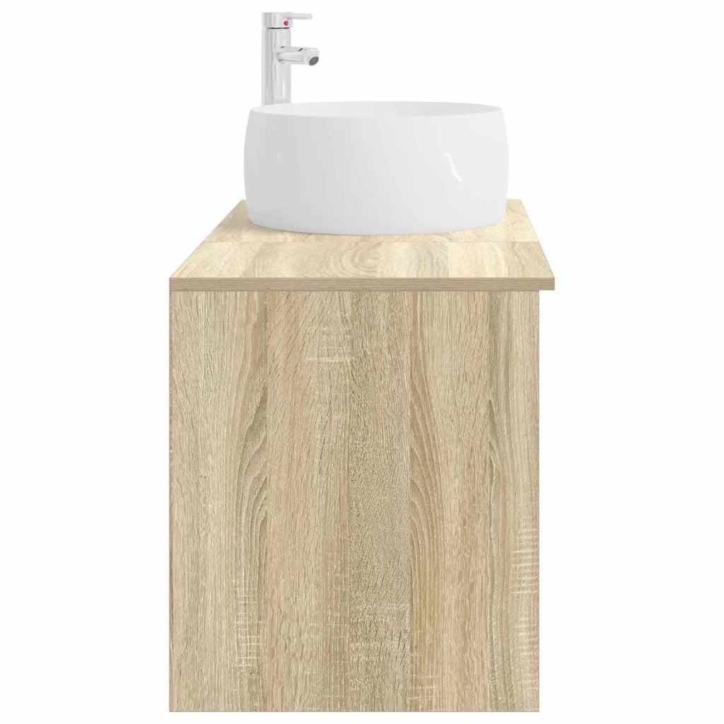 Set di mobili per il bagno 2 pcs Rovere Sonoma 3403922
