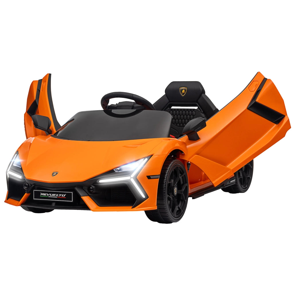 Auto Elettrica per Bambini ¨C Minimal ¨C 3-5 Anni, Telecomando, Arancione