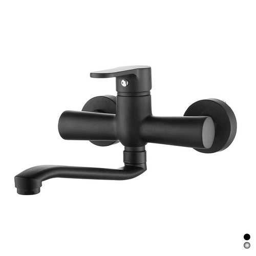 MISCELATORE MONOCOMANDO LAVELLO A MURO SERIE PACO- Cromo- DH- pezzi 1