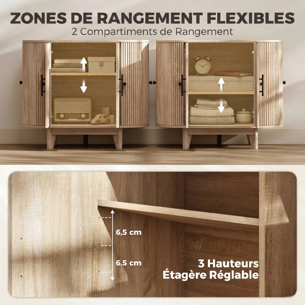 Buffet ¨C zephmum ¨C quercia, 90x40x76 cm