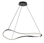 Lampada a sospensione Rabalux Mirossi LED 40W Ø81 nera