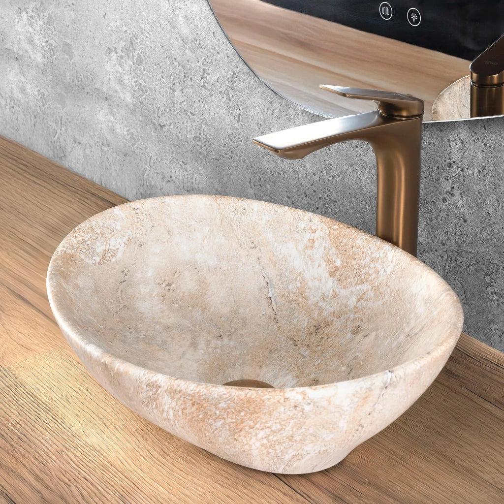 Lavabo Da Appoggio Rea Sofia Savana Matt