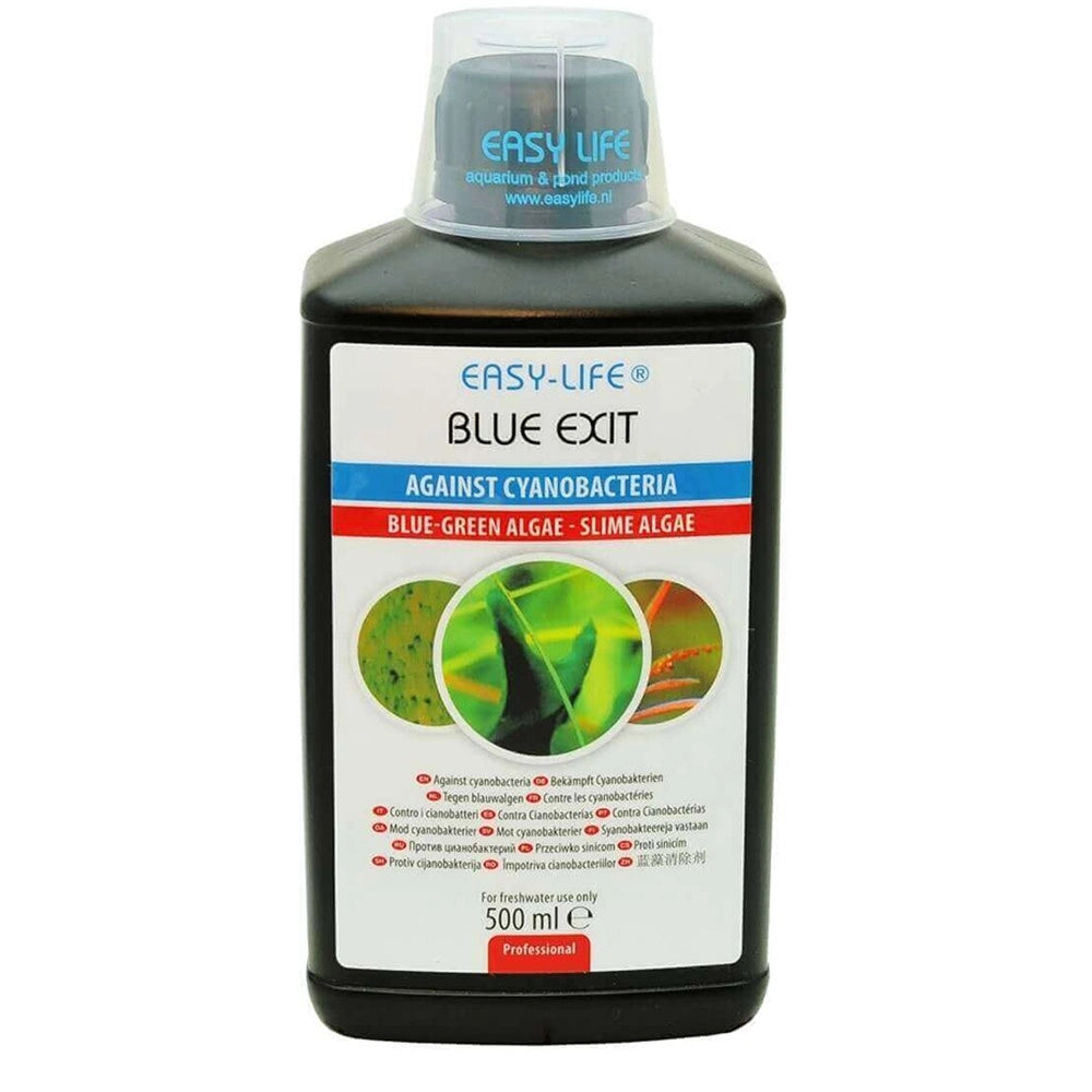 Easy-Life Blue Exit - combatte efficaciemente i Cyanobatteri negli acquari d' acqua dolce Formato: 500 ml