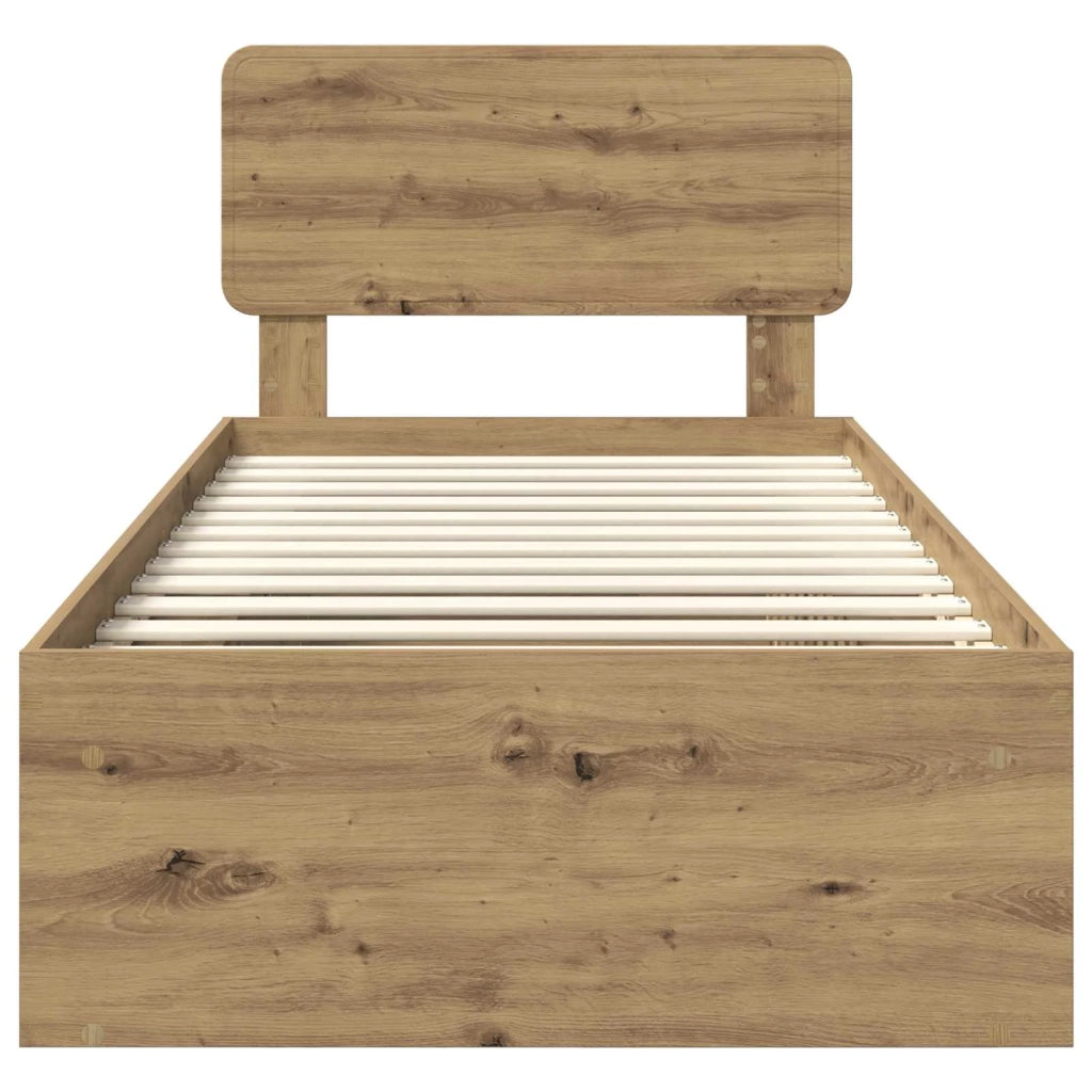 Struttura del letto Rovere Artigianale 100 x 200 cm 3412122