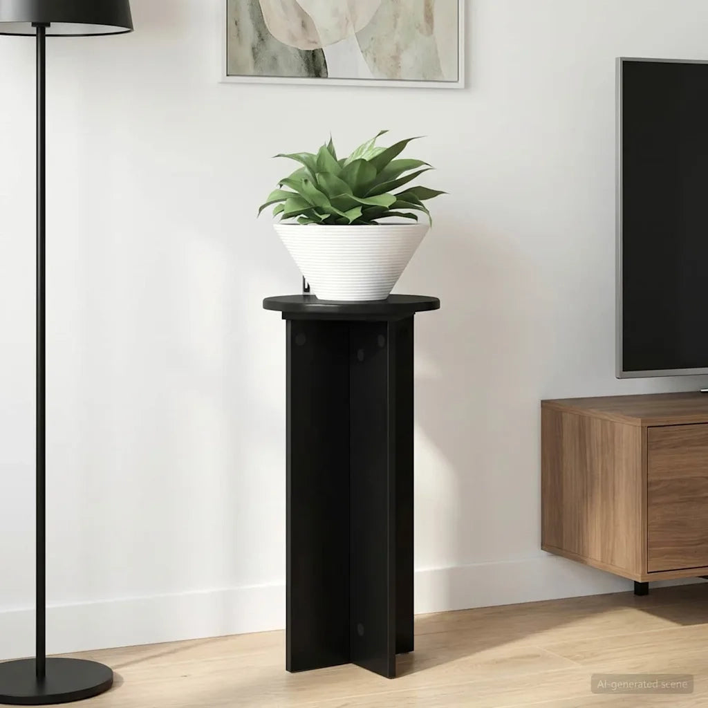 Supporto per piante | Sostegno per piante 2 pz Nero 29,5 x 29,5 x 60 cm