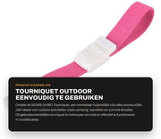 Kit di pronto soccorso portatile - Dispositivo di tourniquet facile da usare - Design outdoor - Assistenza in caso di emergenza - Camping/escursionismo - Resistente ai shock - Lunghezza 39cm