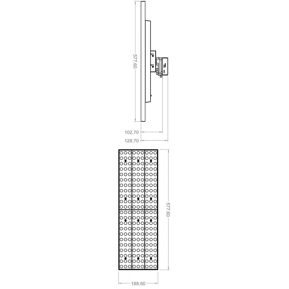 Trade Shop - Faretto Track Led Cct 72w Binario Trifase 3in1 Dimmerabile 3 Temperature Luce 230v - Bianco