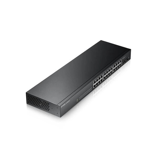 Zyxel gs-1900-24 v2 gestito l2 gigabit ethernet (10/100/1000) 1u nero - GS1900-24-EU0102F