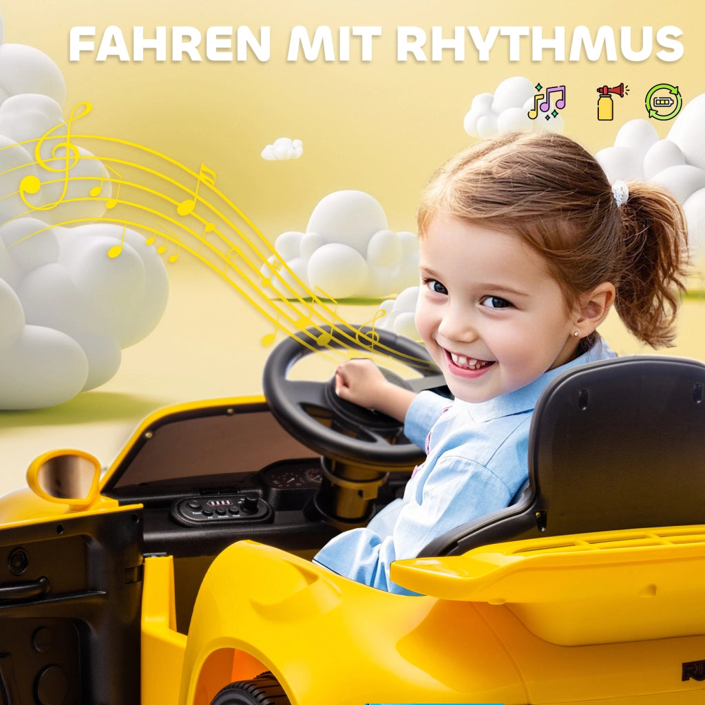 Auto elettrica per bambini ¨C Minimal ¨C Giallo