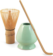 Confezione 3 pezzi matcha tea in porcellana verde