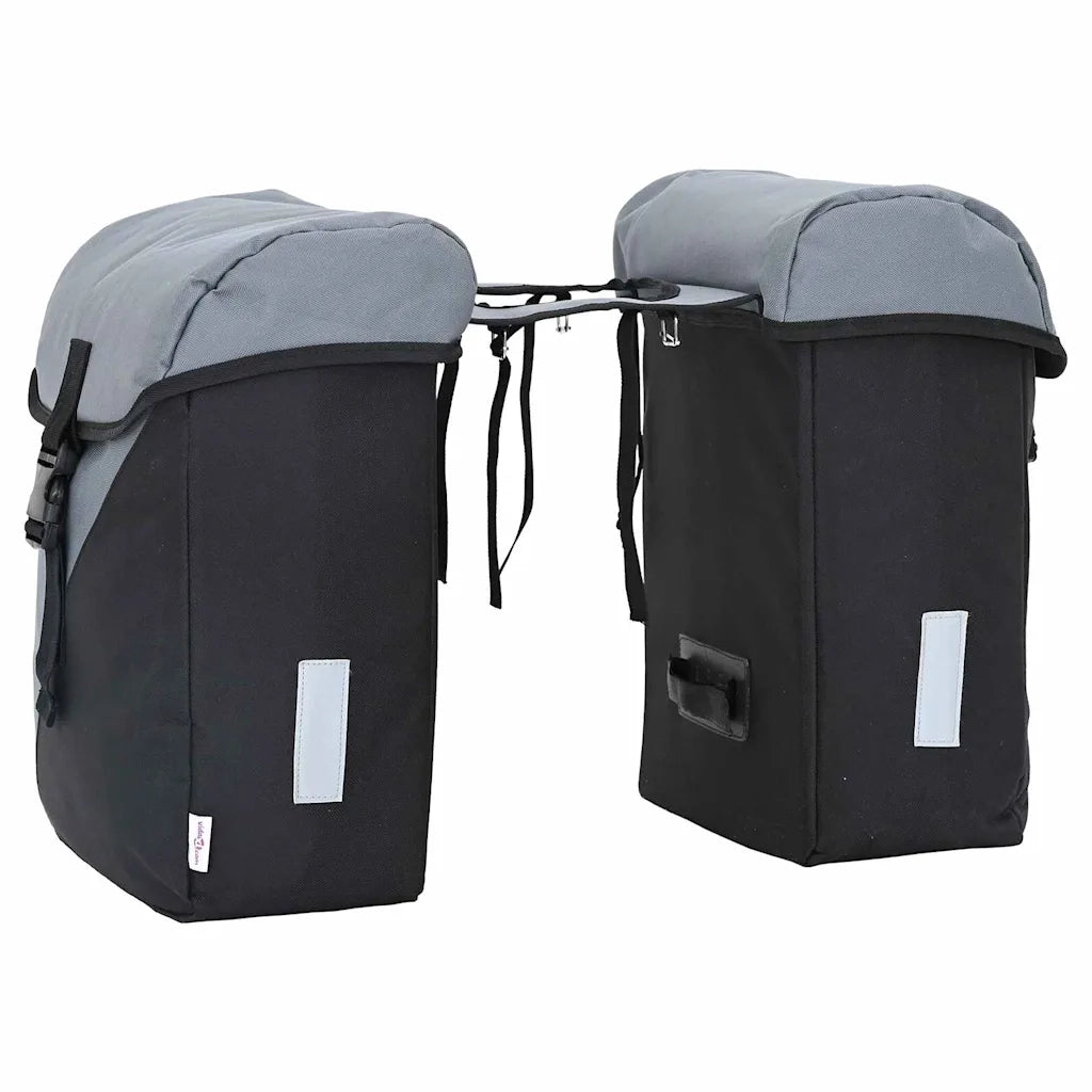 Borsa per biciclette Grigio e Nero 31.5 x 15.5 x 40 cm 42008089