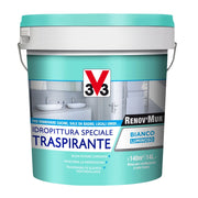 V33 RENOVMUR TRASPIRANTE BIANCO OPACO LT.4
