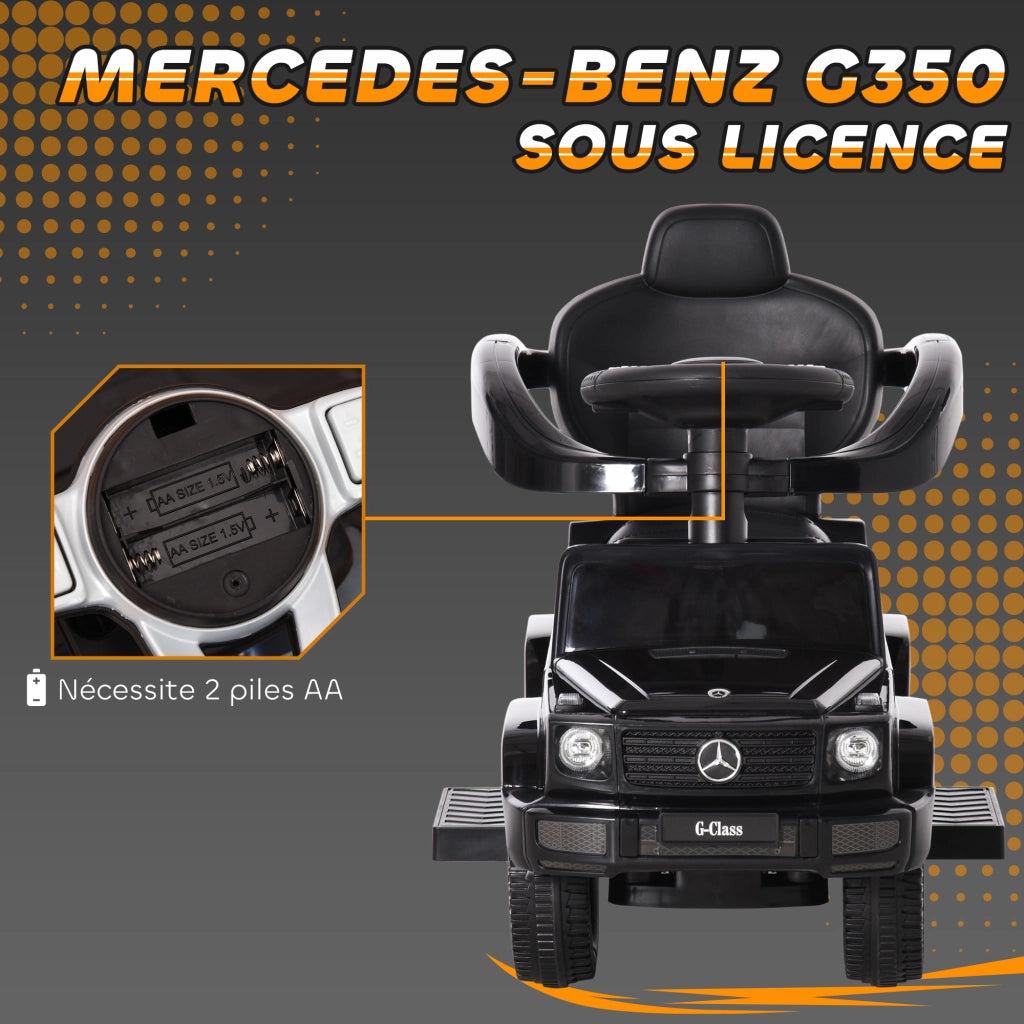 Cavalcabile Auto Bambini Multi-accessoriata ¨C Xylo ¨C Nero 12-36 Mesi