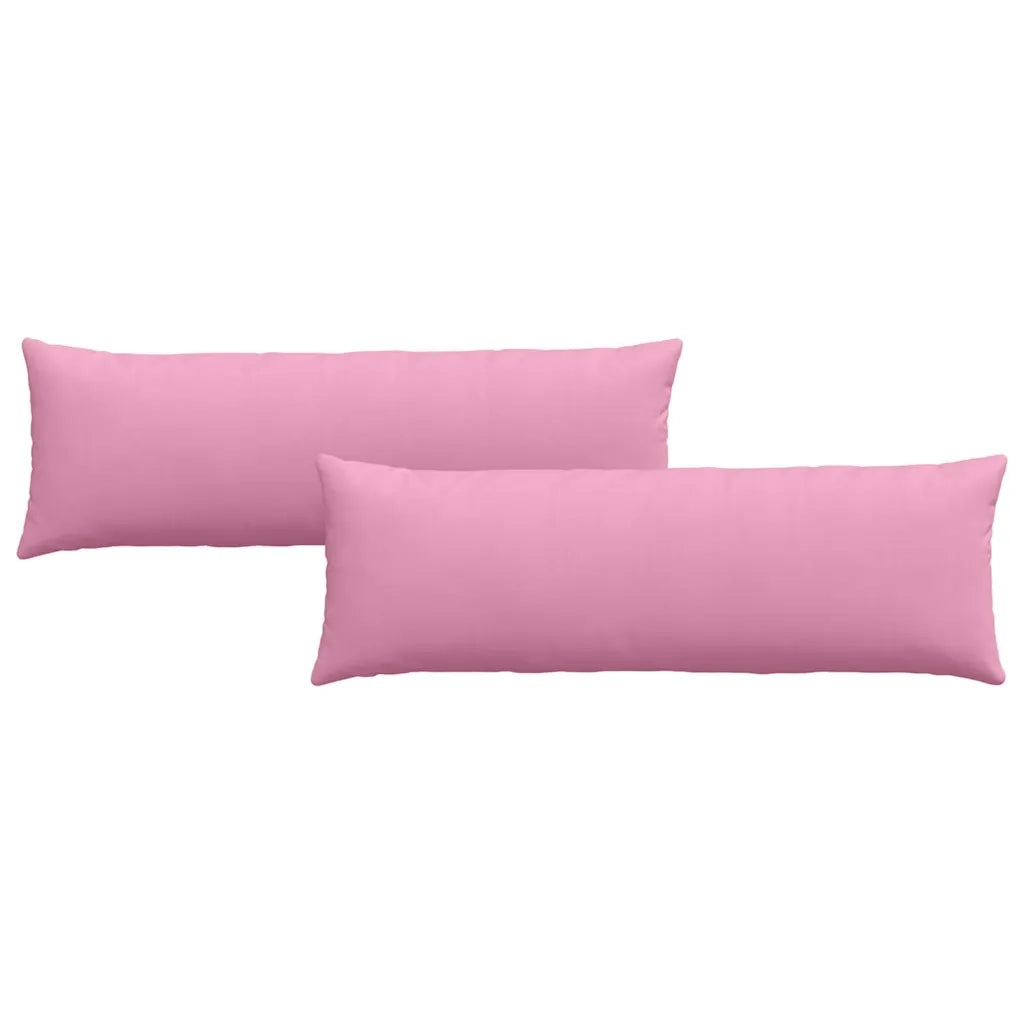 Cuscini da Divano 2 pcs Rosa 120 x 40 cm Tessuto 42013797