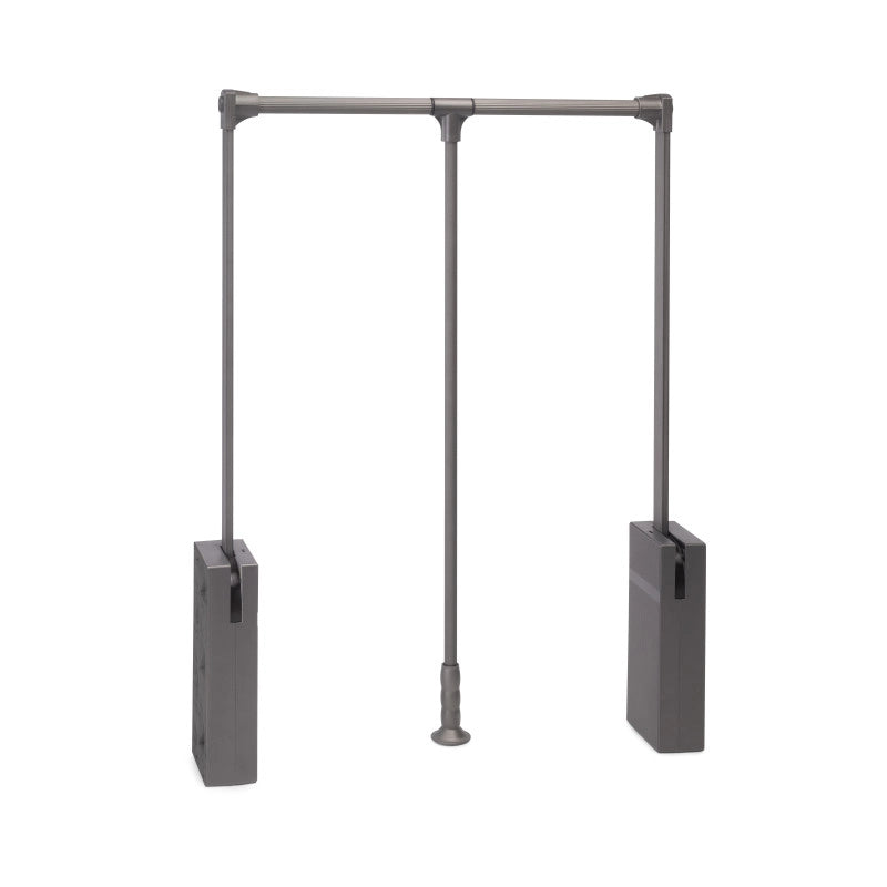 Cassetto portascarpe per armadi e cabine armadio Quartz, 740 (M90), Acciaio, Titanio