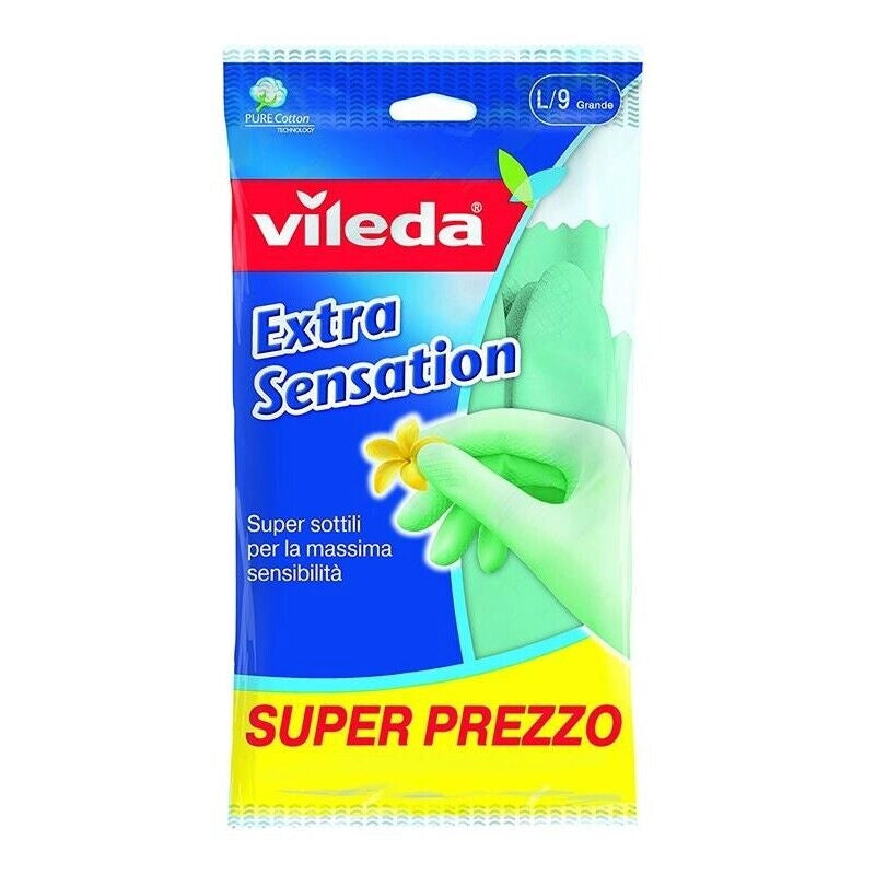 VILEDA GUANTI IN LATTICE EXTRA SENSATION GRANDI