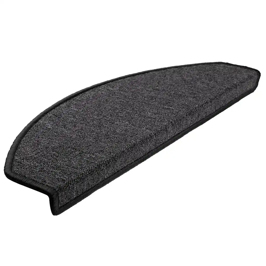 Tappetini per scale 30 pz | Gradini per Scale 65x24x4 cm Antracite Semicircolari Grandi