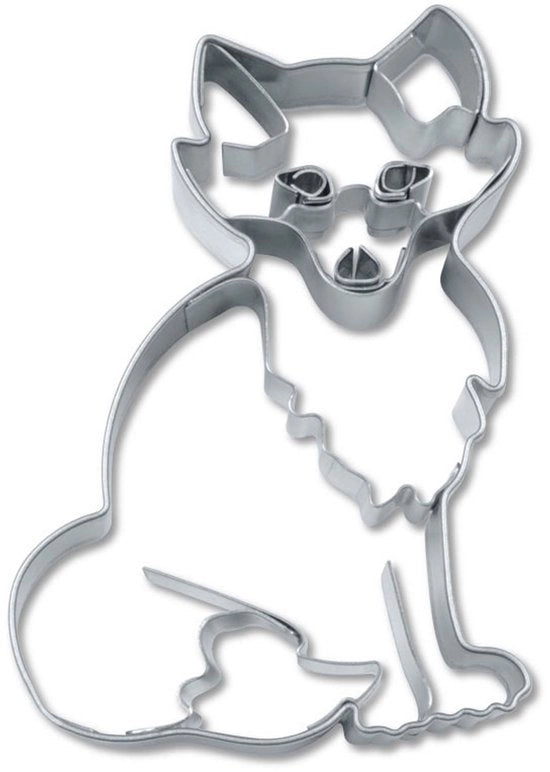 079038 forma di biscotto, acciaio inossidabile, argento, 7 x 4 x 2 cm