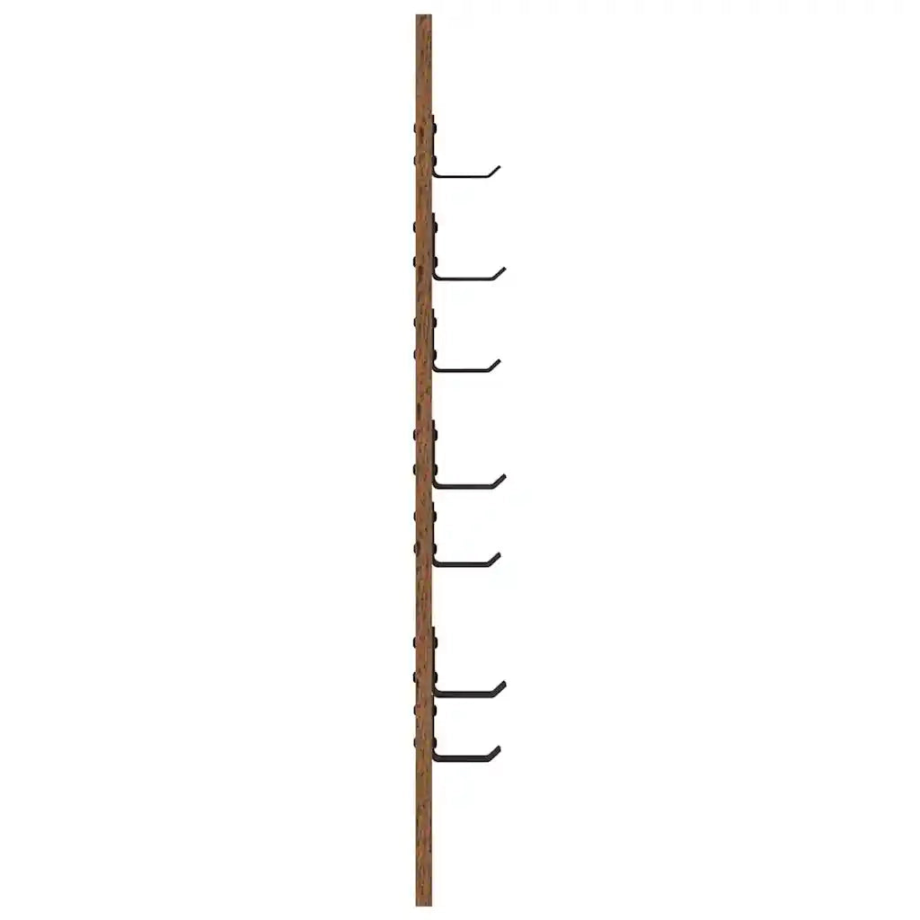 Appendiabiti a muro Legno vecchio 30 x 1,5 x 80 cm 874473
