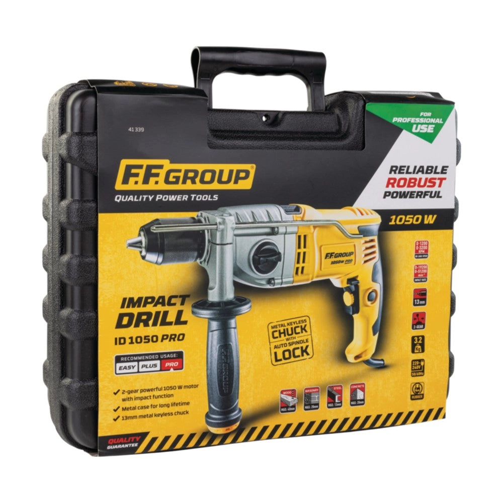 Ff group id 1050 pro trapano a percussione da 1050w uso professionale