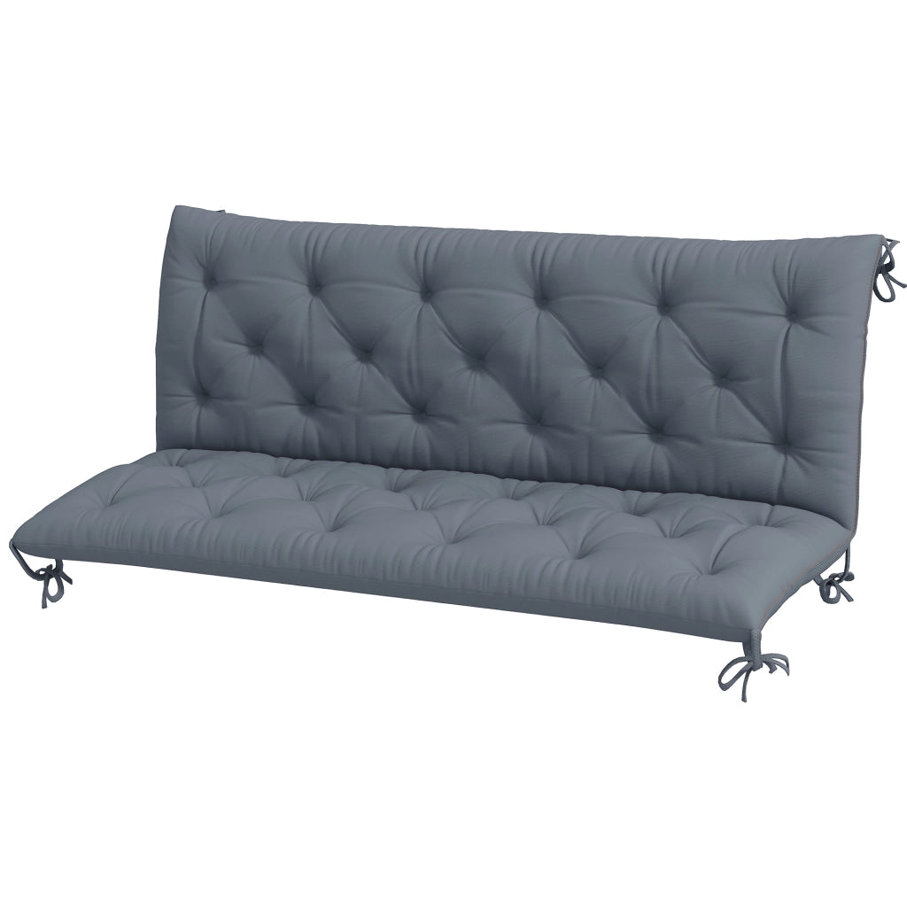 Cuscino per divano da giardino 3 posti ¨C Minimal ¨C grigio 150x98x8 cm