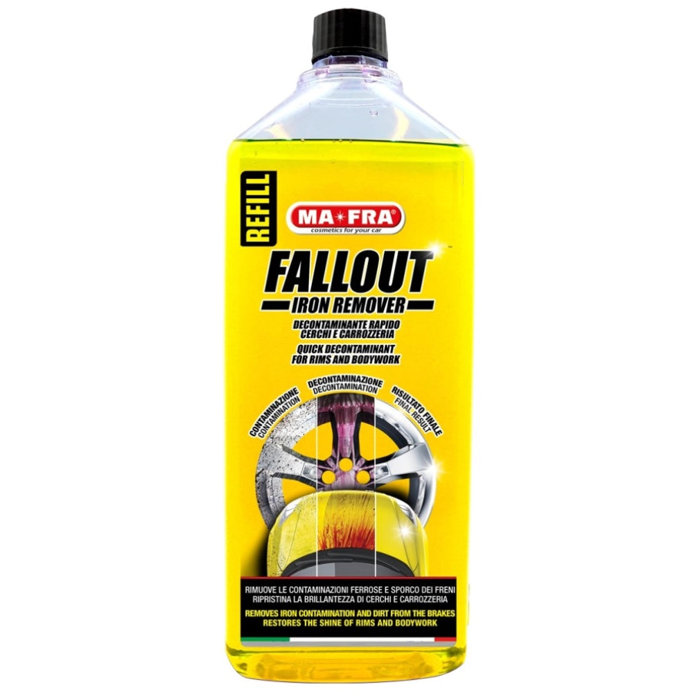 Fallout iron remover 1000 ml decontaminante ferroso per cerchi e carrozzeria