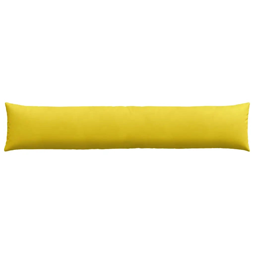 Cuscini da Divano 2 pz-Set di 2 Cuscini per Sofa Giallo 200 x 40 cm Tessuto in Cords