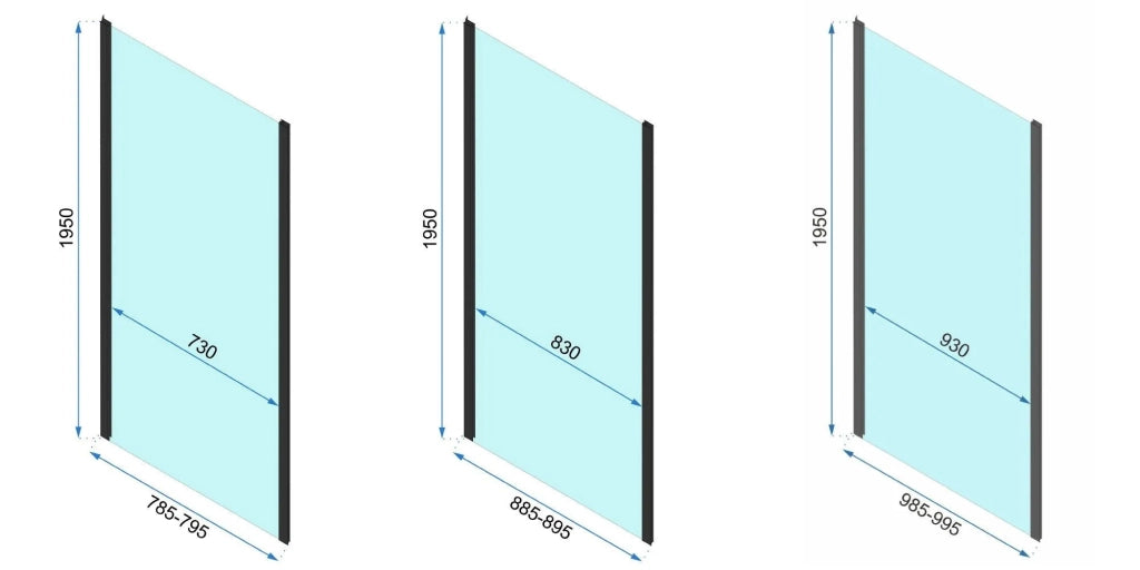 Cabina Doccia Rea Rapid Swing Chrom 120x80