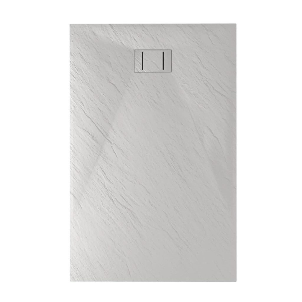 Piatto Doccia 70x120x2 6 CM Rettangolare Bianco Effetto Pietra mod. Blend