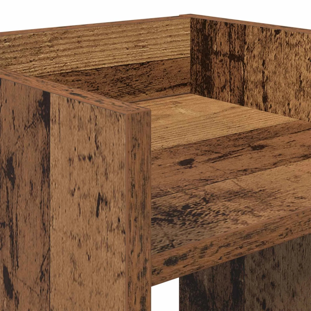 Supporto per piante | Sostegno per piante 2 pz Legno vecchio 30 x 30 x 40 cm