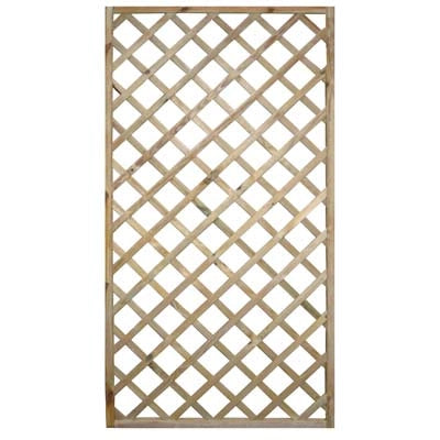 PANNELLO GRIGLIATO LEGNO EURO - PINO IMPREGNATO CORNICE MM 45X30 CM  60X180