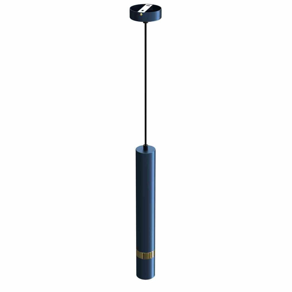 Lampada a sospensione Milagro Joker MLP7725 blu oro