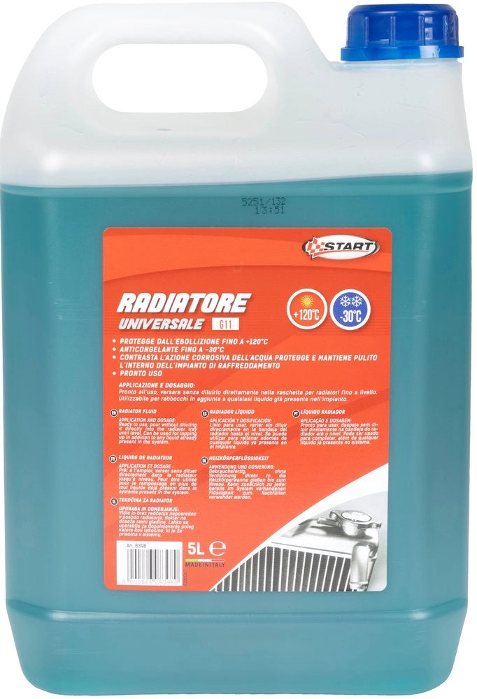 START - Liquido Radiatore Antigelo 5L Pronto Uso -30Â°C +112Â°C