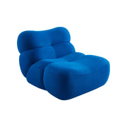 Poltrona in tessuto, blu elettrico