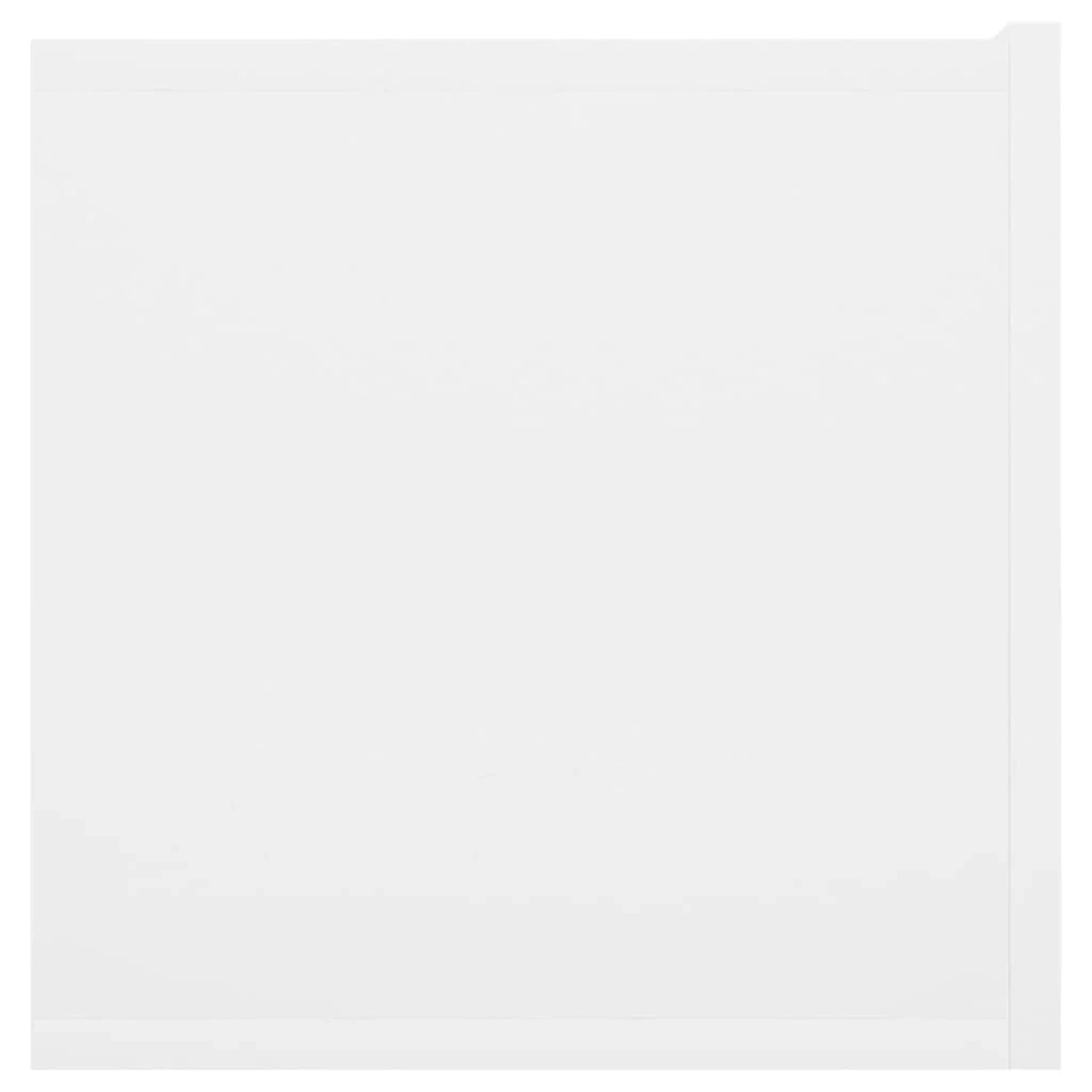 Mobile TV multimediale scaffale TV mobile TV sala da pranzo soggiorno camera da letto montaggio a parete 2 pezzi 60 x 30 x 30 cm bianco 02_0029185