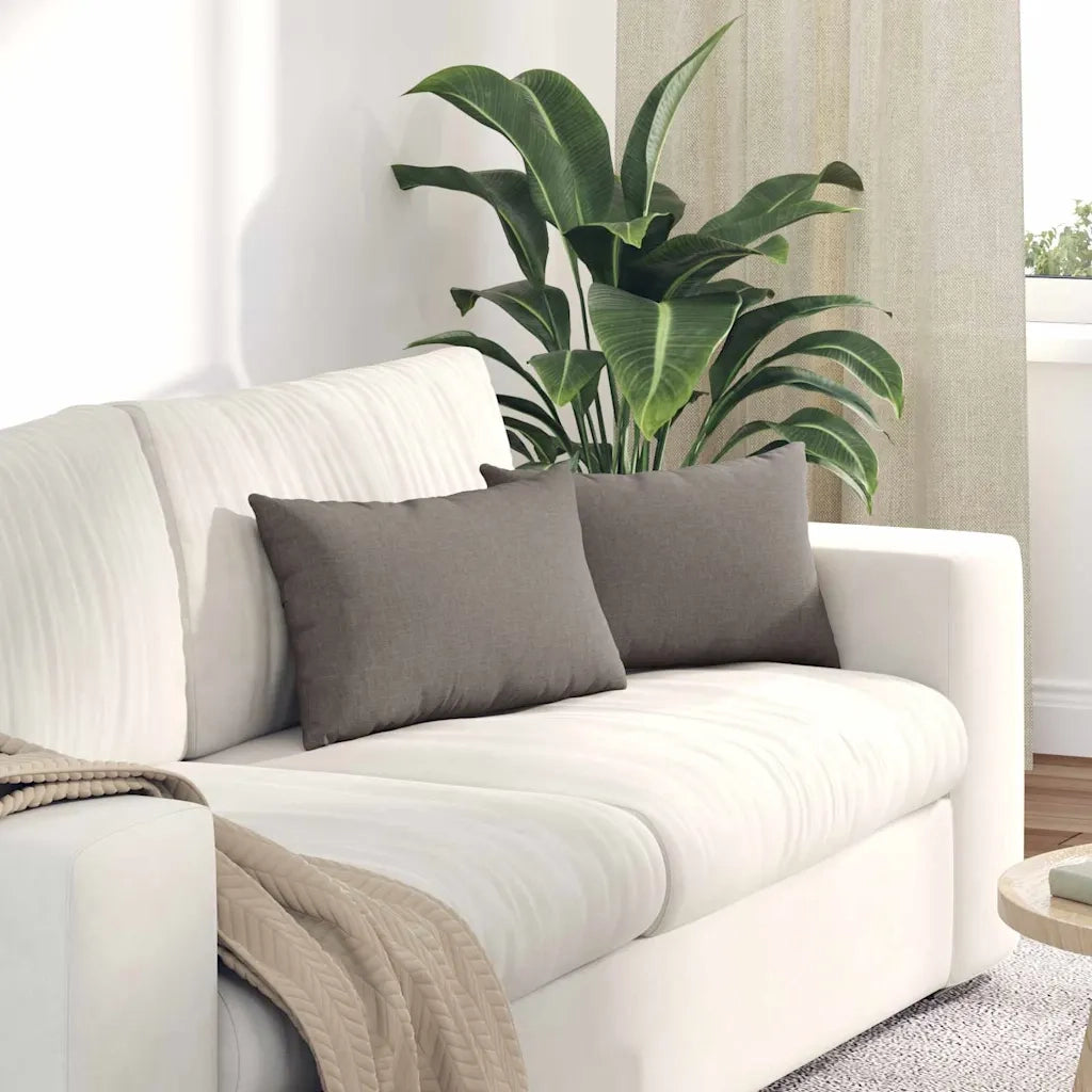 Cuscini da Divano 2 pz-Set di 2 Cuscini per Sofa Talpa 50 x 30 cm Tessuto 220775