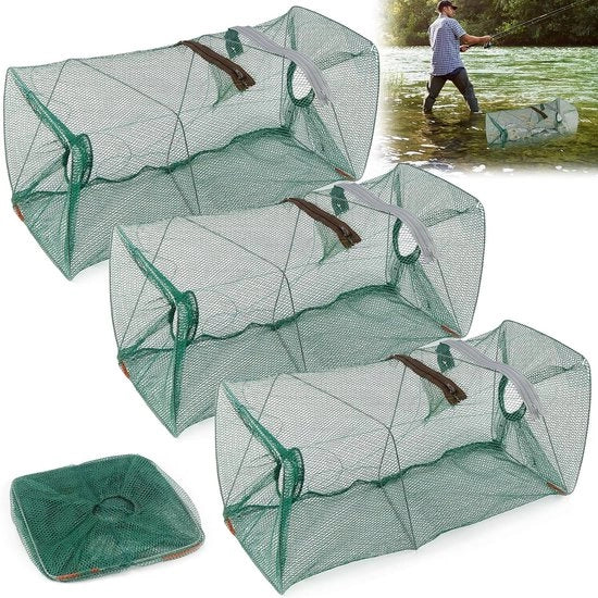 Visval Opvougbile per Pesca - 3 Pezzi - Colore Camouflage Verde - Supporta Pesca Efficiente