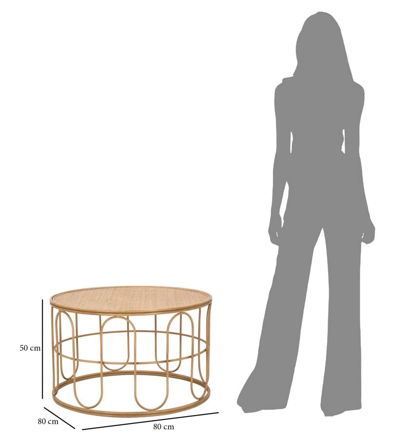 TAVOLO DA CAFFE' SAMUI CM � 80X50