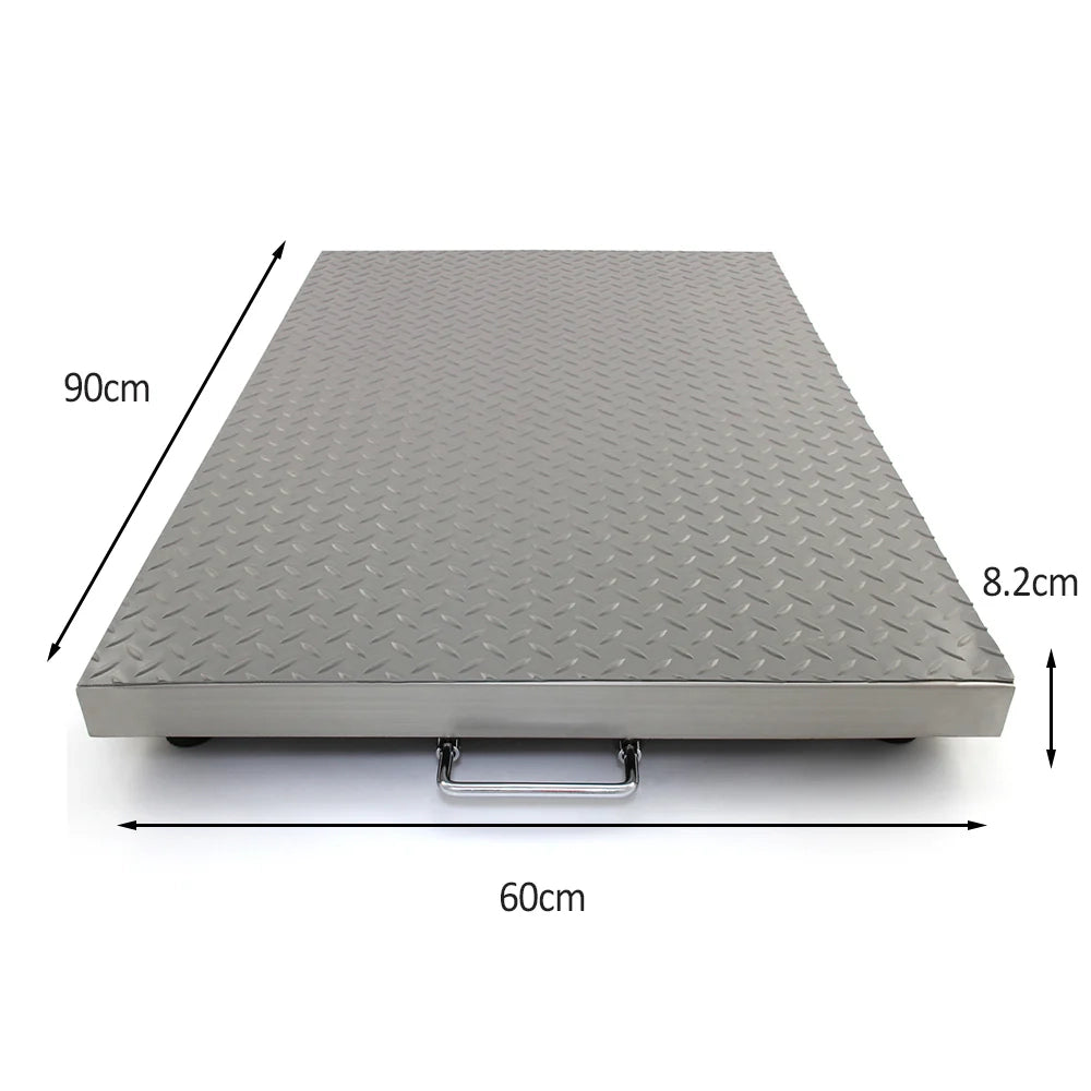 Bilancia Elettronica Industriale 300kg per Magazzini e Fattorie 90cm x 60cm