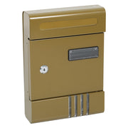 CASSETTA POSTALE 'JASMINE SMALL' cm 20,5x6,5x h 29 - color giallo cromo  - KASART