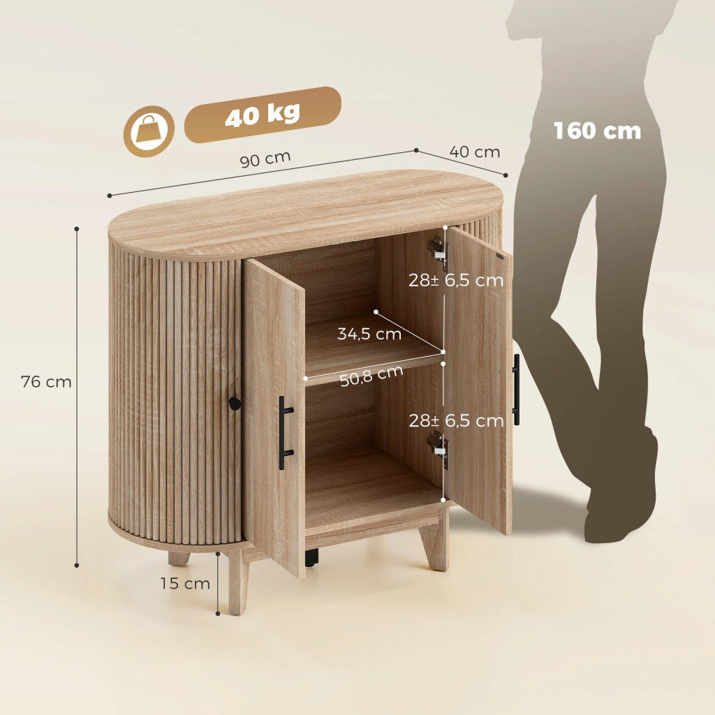 Buffet ¨C zephmum ¨C quercia, 90x40x76 cm