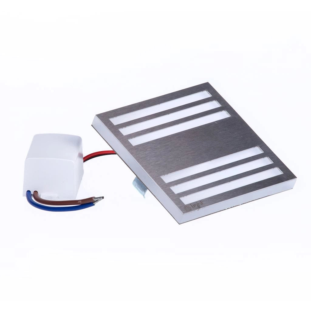 Lampada segnapasso LED Eko-Light Pepers 0,6W 4000K argento