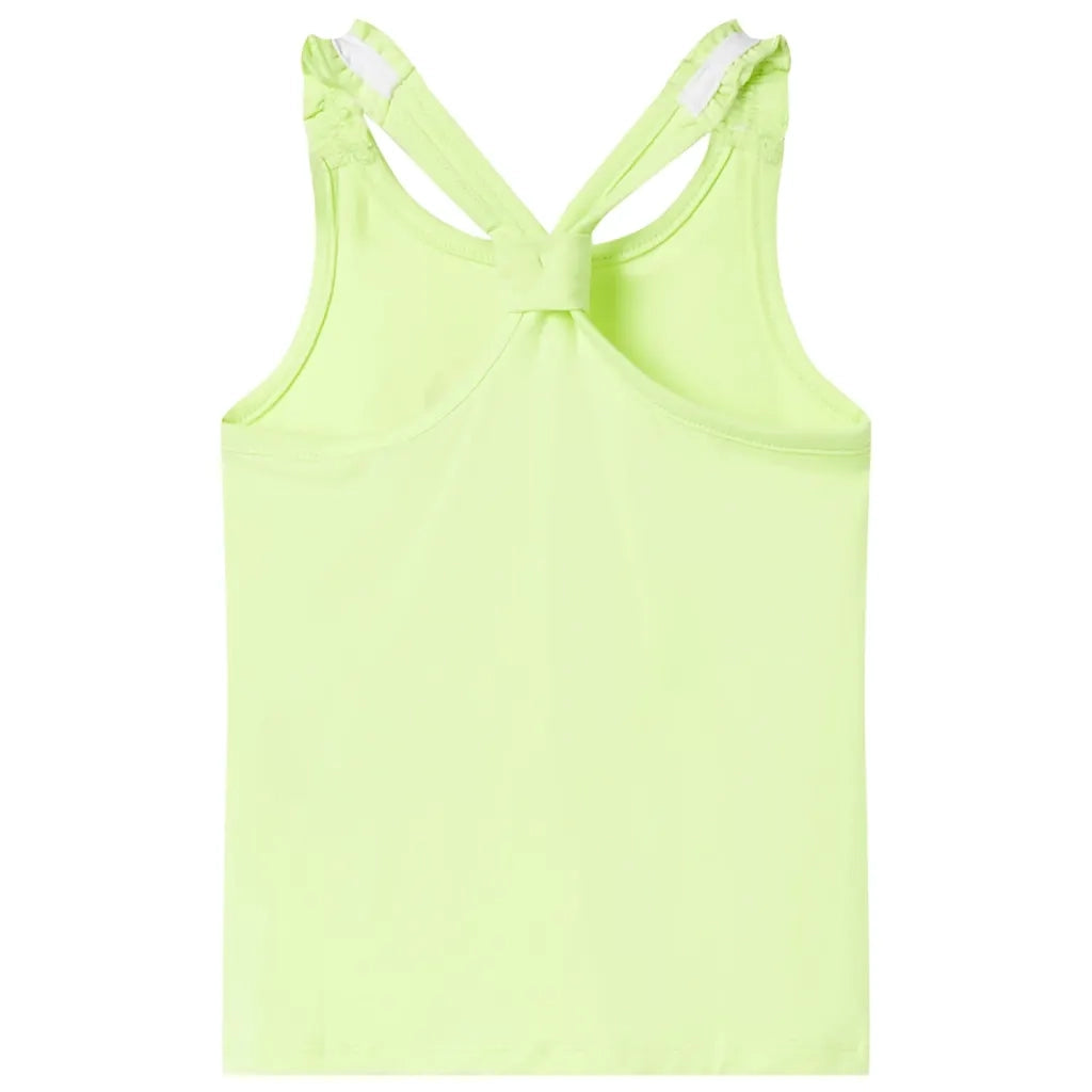 Canotta da Bambina Giallo Neon 104 11150