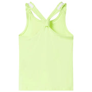 Canotta da Bambina Giallo Neon 104 11150