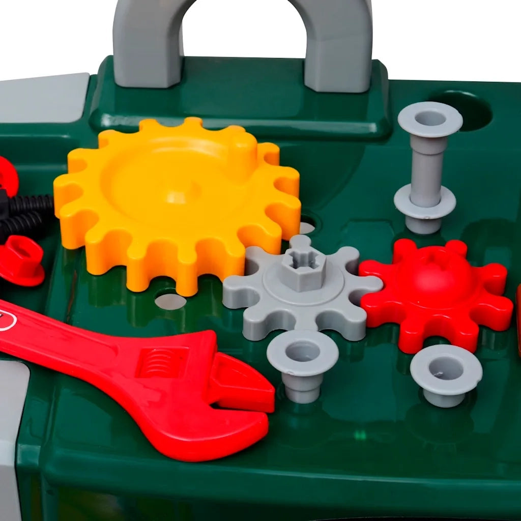 Gioco per Bambini Banco da Lavoro con Attrezzi Verde e Grigio cod mxl 67377