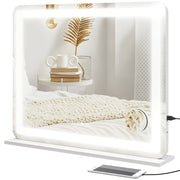 Specchio da Bagno con LED 3 Modalit¨¤ Illuminazione ¨C Minimal ¨C 80x62 cm